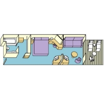 Diamond_Mini-Suite Balcony Plan