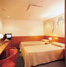 Inside Twin Cabin