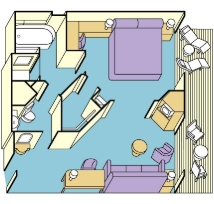 Sun_Mini-Suite Balcony Plan