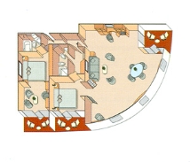 Grand & Rossellini Suites Plan