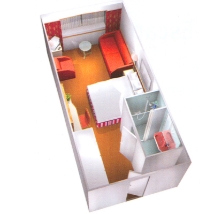 Outside Deluxe Cabin