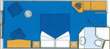 Outside cabin floorplan