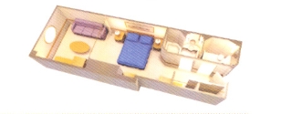 Disney Wonder cabins